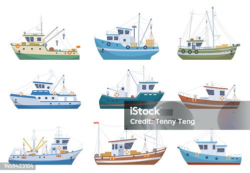 6,000+ Fishing Boat Stock Illustrations, Royalty-Free Vector Graphics &  Clip Art - iStock