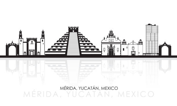  Merida Yucatan Ilustraciones, gráficos vectoriales libres de derechos y clip art