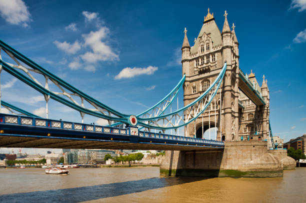 istock Powerful structure of Tower Bridge, London 1459447729