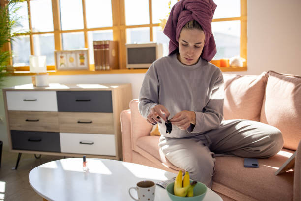 istock Woman having a beauty treatment 1459452169