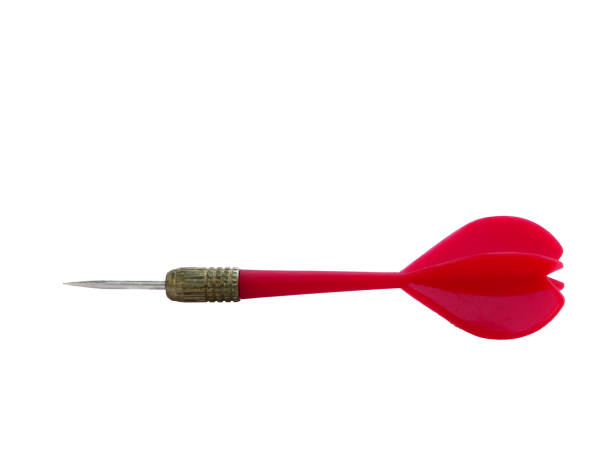 istock Red arrow Dart Isolated on White Background with clipping path. 1459458688