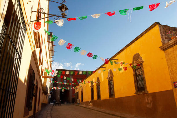 istock An empty street in a colonial town 1459462145