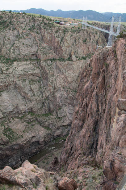 istock Looking into the Royal Gorge canyon 1459463325
