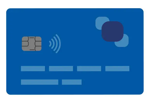 Vector illustration of Bank card