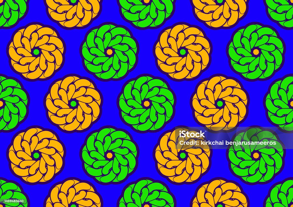 African Rope Pattern Print Fabric 35 Stock Illustration - Download ...