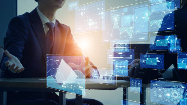 istock Business and technology concept. Management strategy. 1459488703