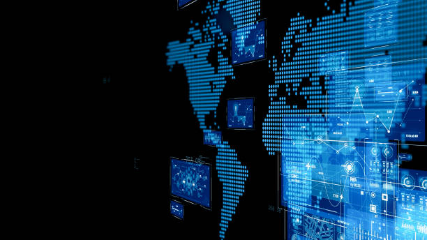 istock Global communication network concept. Worldwide business. 1459495963