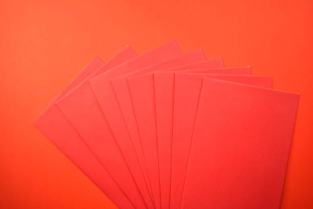 istock red envelope on red background for card design on chinese day 1459497681