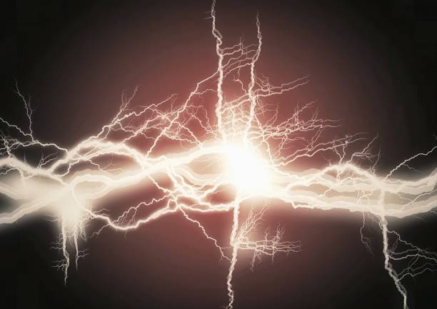 3d illustration of abstract lightning