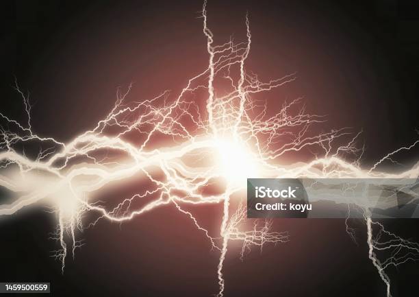 Abstract Lightinging 3d Illustration Of Abstract Lightning Stock Photo - Download Image Now ...