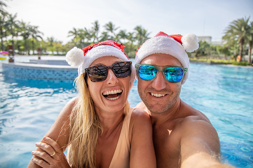 Tropical luxury Christmas vacation