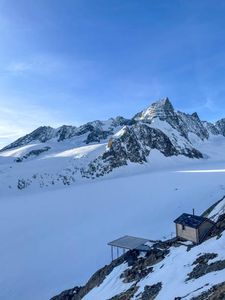 istock Spectacular snowcapped mountain range in Switzerland 1459502515