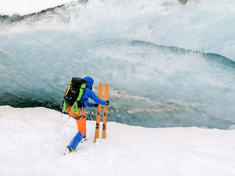 Winter sport activities, Bern canton, Switzerland.
People adventure and extreme sport concept