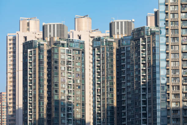 istock Wealthy  apartment is standing in a city 1459506331