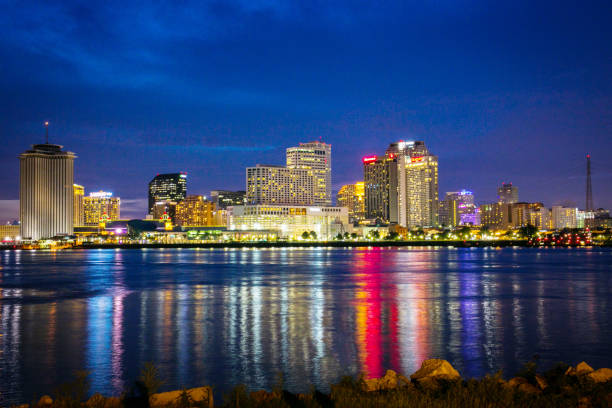 istock New Orleans Skyline at Night 1459512290