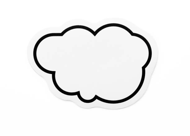 istock Isolated shot of speech bubble on white background 1459532985