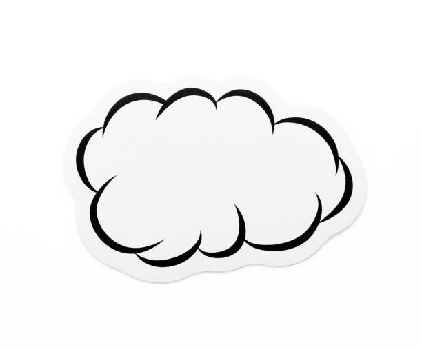 istock Isolated shot of speech bubble on white background 1459532999