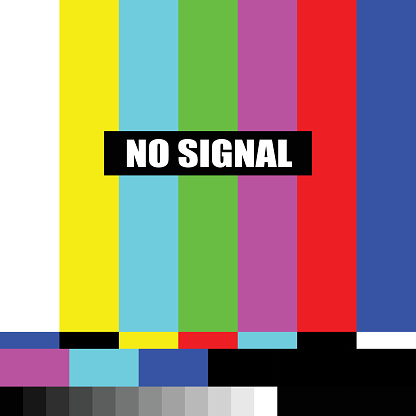 Screen Offline Tv Tv Screen Saver No Signal Stock Illustration - Download  Image Now - Broadcasting, Communication, Connection - iStock