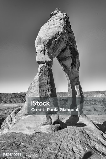 istock Delicate Arch on a wonderful summer day, Arches National Park, USA 1459540971