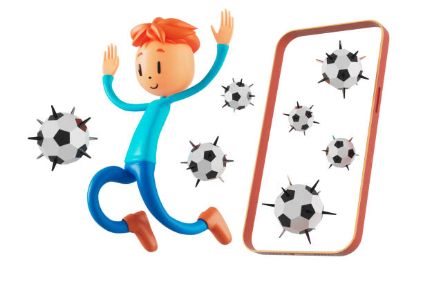 3d boy cartoon character in action with clipping path. 3d illustrator. sport activity. exercise fitness. workout training lifestyle. man player. technology VR. gym outdoor. cyberspace object concept. personaje de dibujos animados 3d boy en acción con clipping path. ilustrador 3d. actividad deportiva. ejercicio físico. estilo de vida de entrenamiento de entrenamiento. hombre jugador. tecnología vr. gimnasio al aire libre. concepto de objeto del ciber