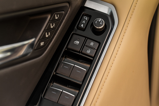 Auto Window Button Car Window Control Panel Automatic Power Window Up And Down Button ...