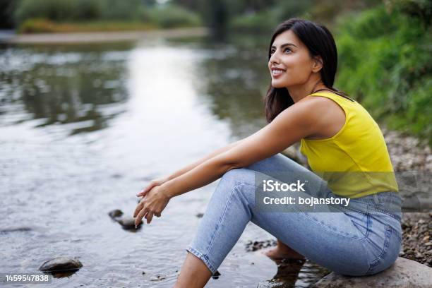Pure Enjoyment Stock Photo - Download Image Now - Adult, Adults Only, Barefoot