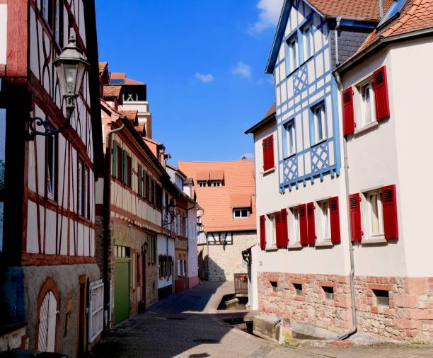 Footpath Amidst Buildings Against Sky