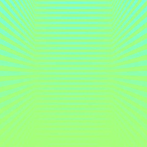 Vector illustration of Abstract striped background and Green gradient - Trendy 3D background