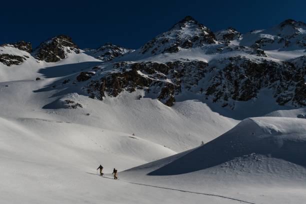 istock Mesmerizing view of beautiful snow-capped mountains in Austria 1459558784