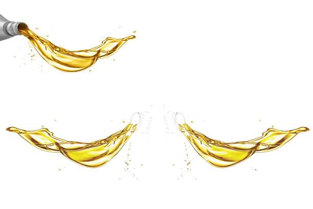 istock Automotive oil - isolated on a white background 1459560515