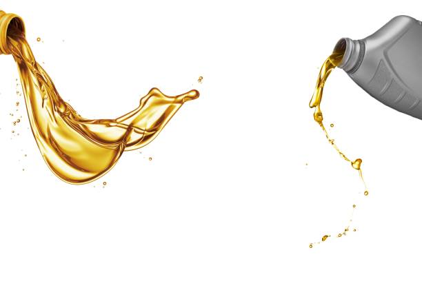 istock Automotive oil - isolated on a white background 1459560536