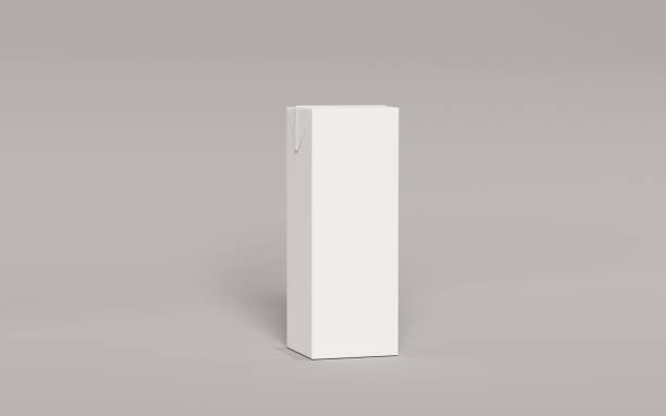 istock 3D rendering of a white paper bottle isolated on a gray background 1459561684