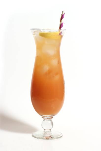 istock Vertical shot of a tropical hurricane drink on white background 1459563372