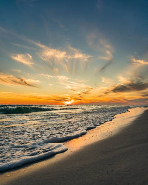 istock Beautiful seascape during the sunset 1459575016
