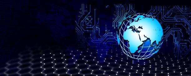 istock Illustration of abstract technology background concept 1459580209
