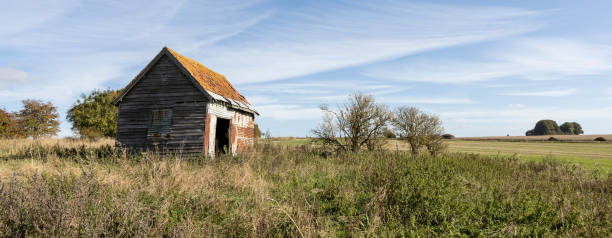 istock old rustic wooden farm shed 1459586330