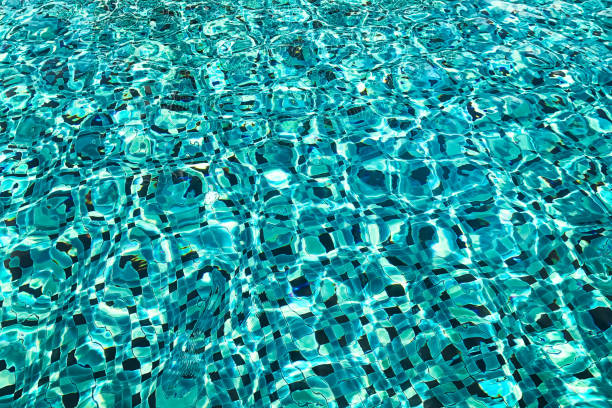 Wavy water surface in a swimming pool for background. Buildings/Landmarks pseudanthias pleurotaenia stock pictures, royalty-free photos & images