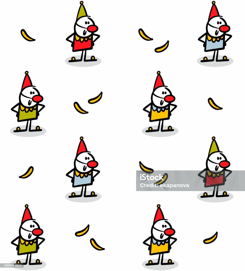 Ilustración de Patrón De Dibujos Animados Sin Costuras Con Payasos Divertidos De Circo Con Trajes Coloridos Y Plátanos y más Vectores Libres de Derechos de Actuación - Conceptos - iStock Ilustración de Patrón De Dibujos Animados Sin Costuras Con Payasos Divertidos De Circo Con Trajes Coloridos Y Plátanos y más Vectores Libres de Derechos de Actuación - Conceptos - iStock