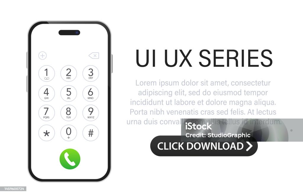 Smartphone Keyboard With Numbers And Letters Interface Keyboard For