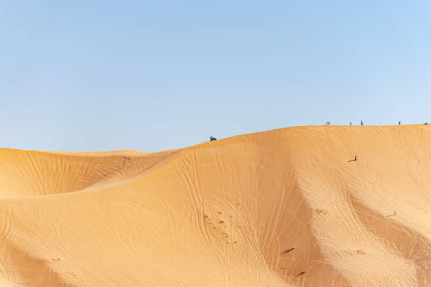 istock Reach the summit of the sand dune 1459612345