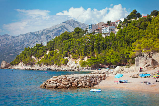 Podcrkavlje beach at Brela in Croatia