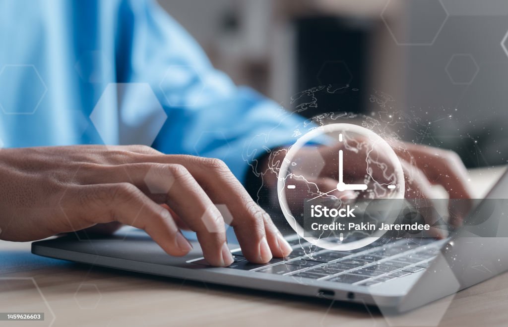 Company @work Time Time Management Concept Work Planning Increases Efficiency And Reduces ...