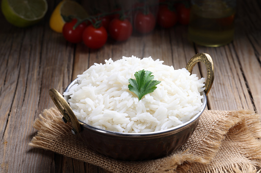 Basmati Rice cooked with Star Anise