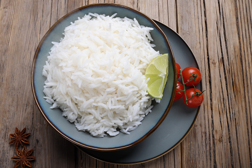 Basmati Rice cooked with Star Anise