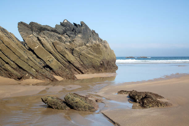 istock Rock Formation and Beach at Odeceixe; Algarve; Portugal 1459653825