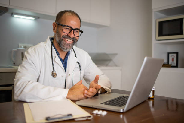 istock Doctor on a video call with a patient 1459671706