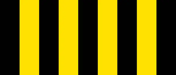 Vector illustration of Black and yellow striped background. Vector.
