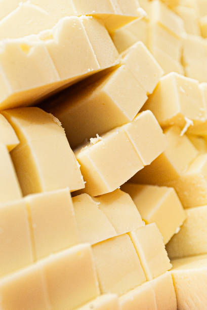 istock Texture of pieces of hard cheese 1459680153