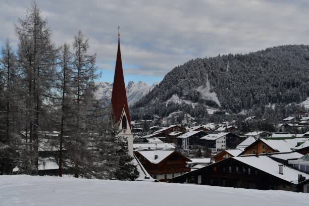 istock Beautiful landscape in winter around Seefeld in Tirol 1459683733