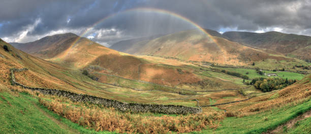 istock Rainbow Over Steel Fell & Seat Sandal (Helm Crag) 1459684997